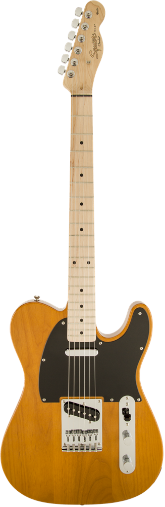 Erstklassige Fender Squier Affinity Telecaster E-Gitarre in Butterscotch Blonde 