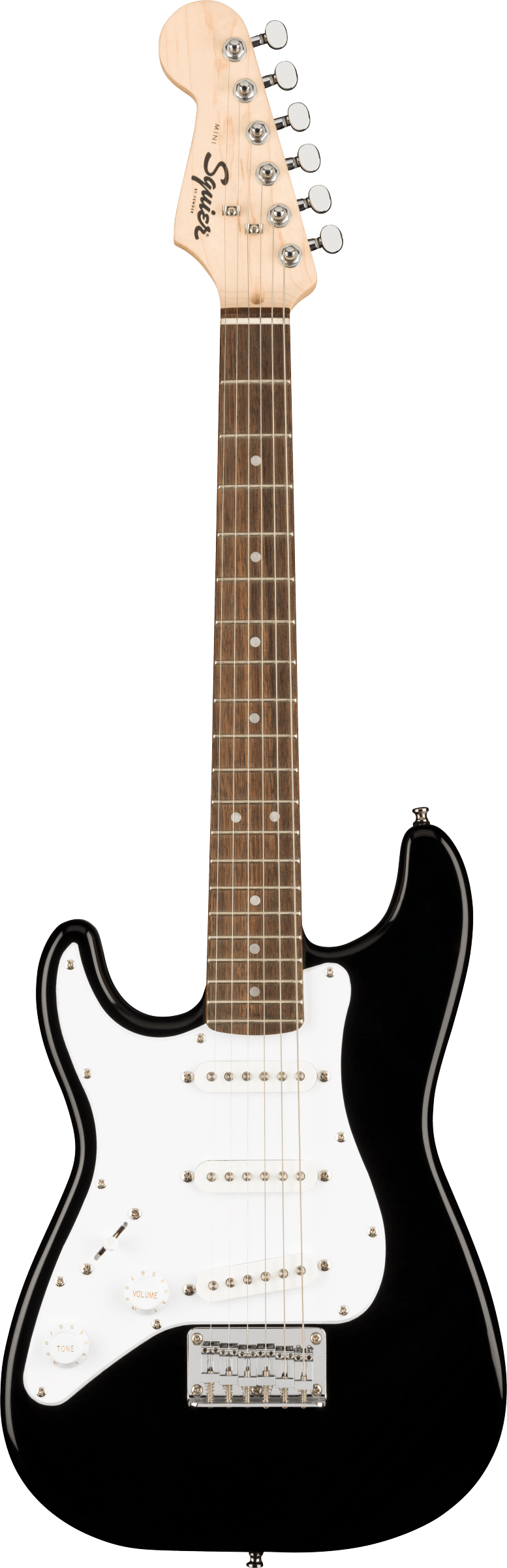 Squier MINI STRATOCASTER® LEFT-HANDED - Black - Swing City Music