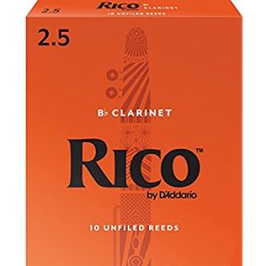Rico Clarinet Reeds Unfiled 2.5 (Box of 10)