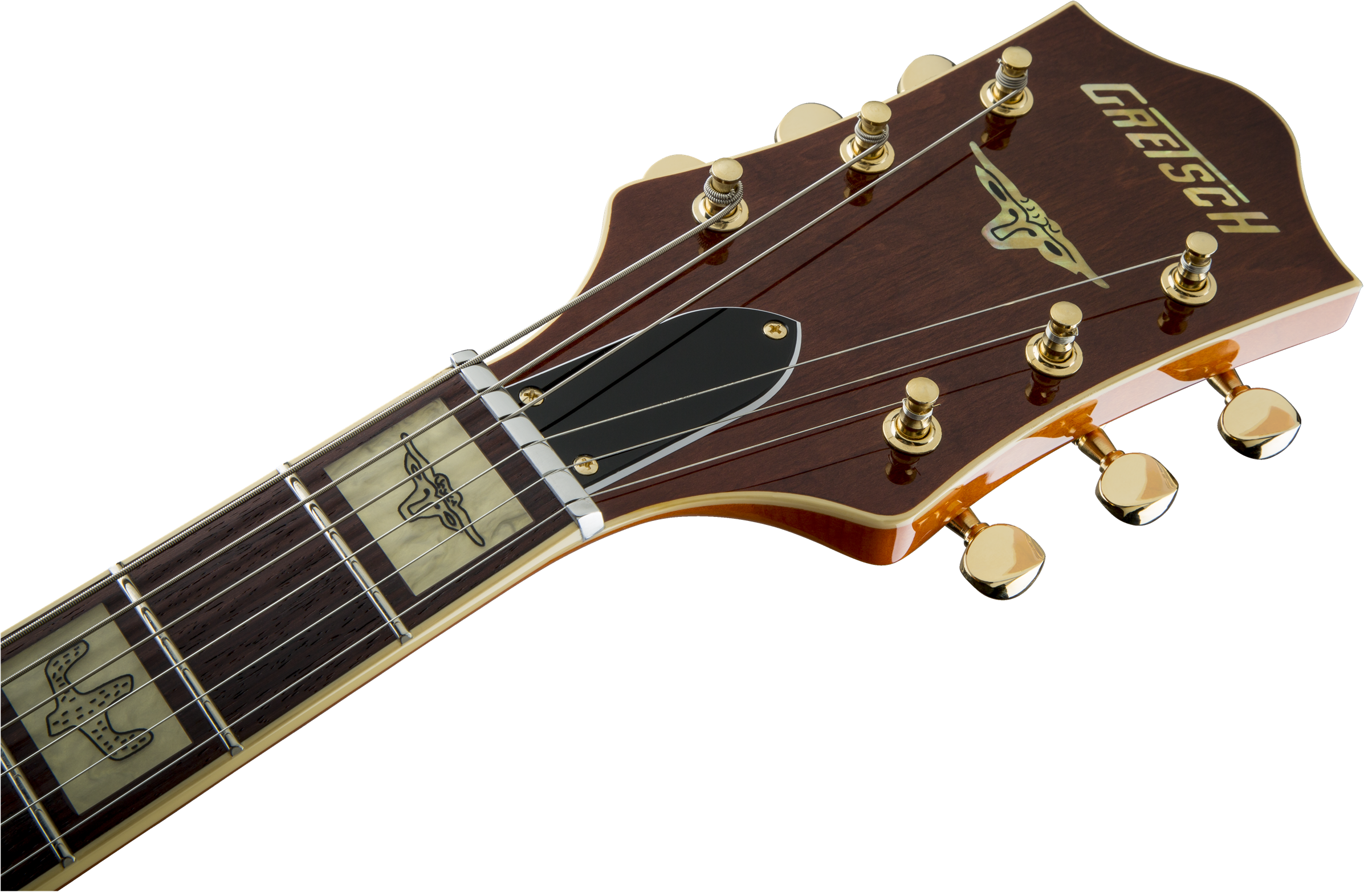 Gretsch G6120T-55 Vintage Select Edition '55 Chet Atkins® Hollow Body with Bigsby®, TV Jones®, Vintage Orange Stain Lacquer - Image 5