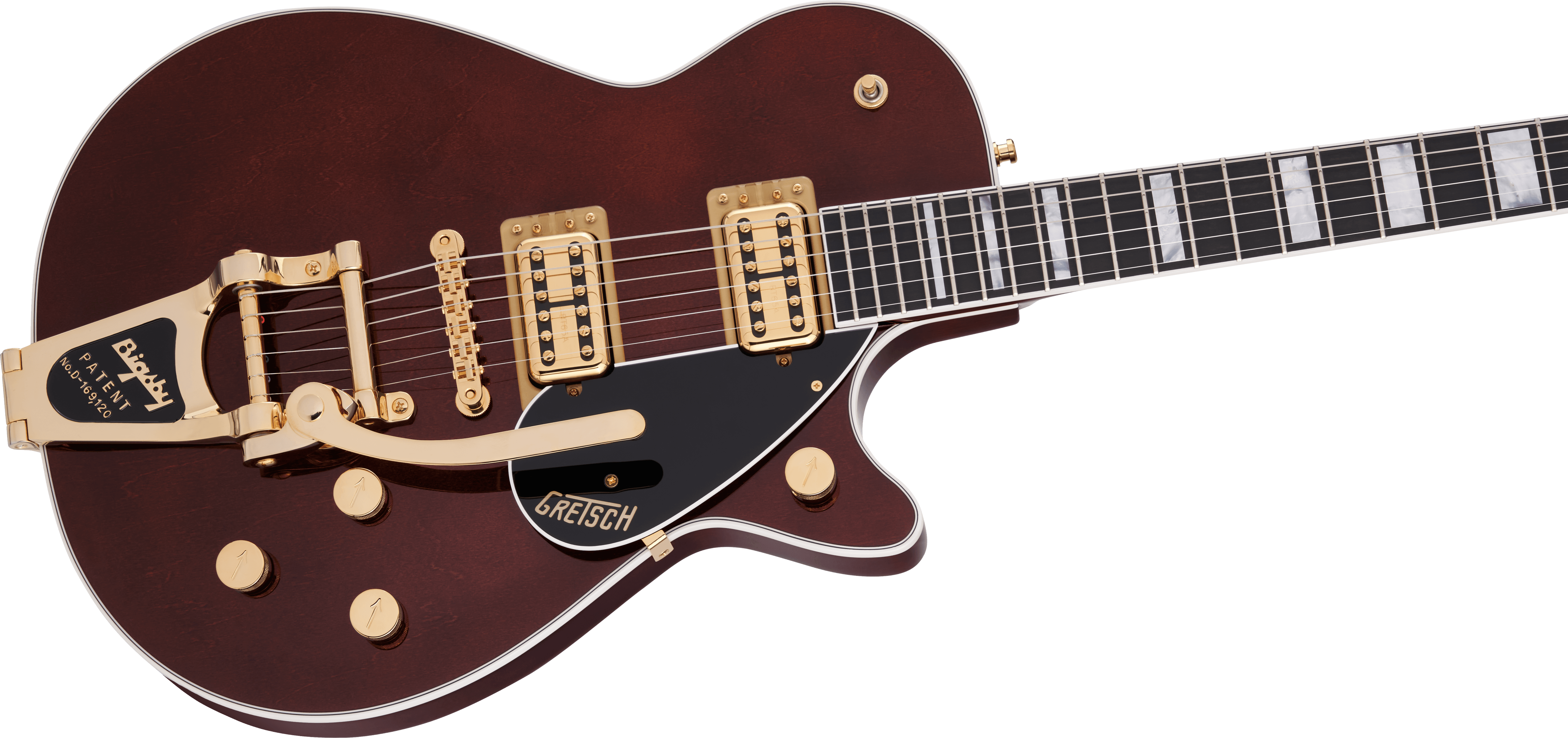 Gretsch G6228TG Players Edition Jet™ BT with Bigsby® and Gold Hardware, Ebony Fingerboard, Walnut Stain - Image 4