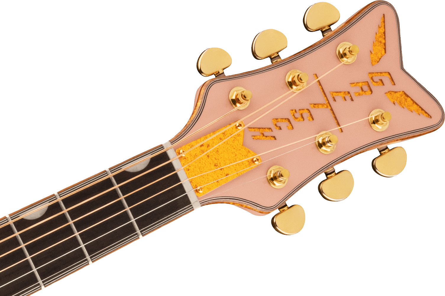 Gretsch G5021E Rancher™ Penguin™ Parlor Acoustic/Electric, Shell Pink - Image 4