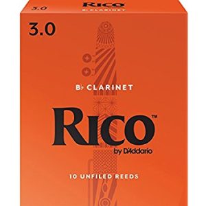 Rico Clarinet Reeds Unfiled 3.0 (Box of 10)