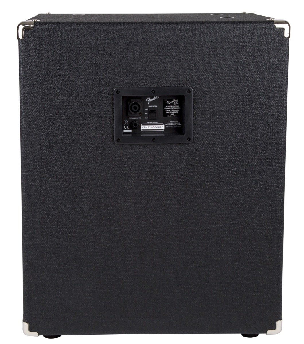 Fender Rumble 210 2x10" 700-watt Bass Cabinet - Silver Grille - Image 2