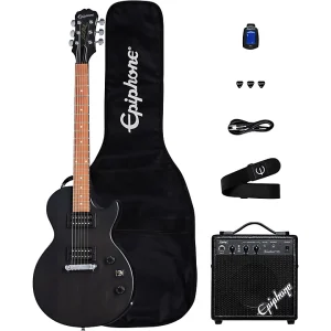 Epiphone Les Paul Electric Guitar Player Pack - Ebony