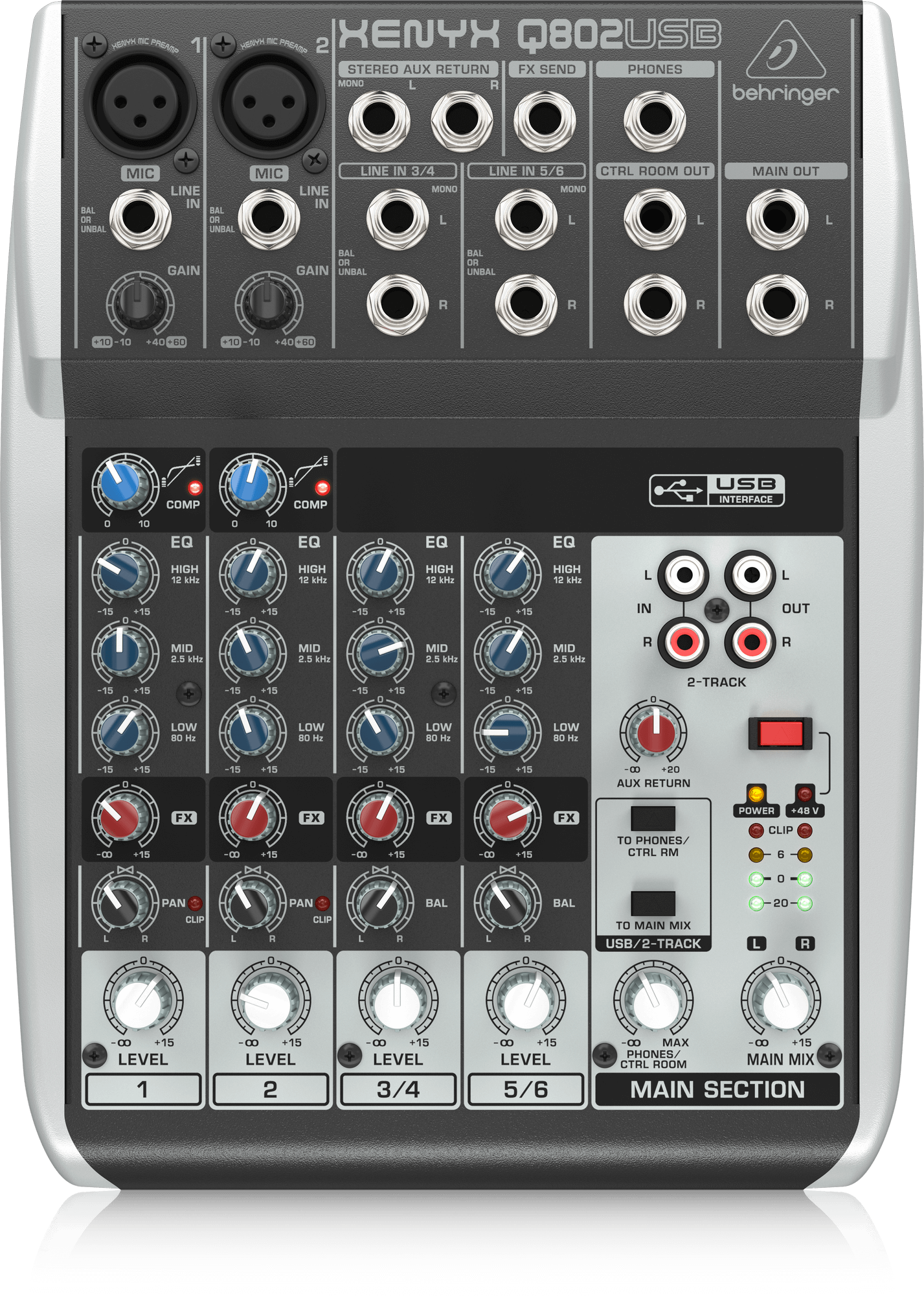Behringer Xenyx Q802USB Mixer