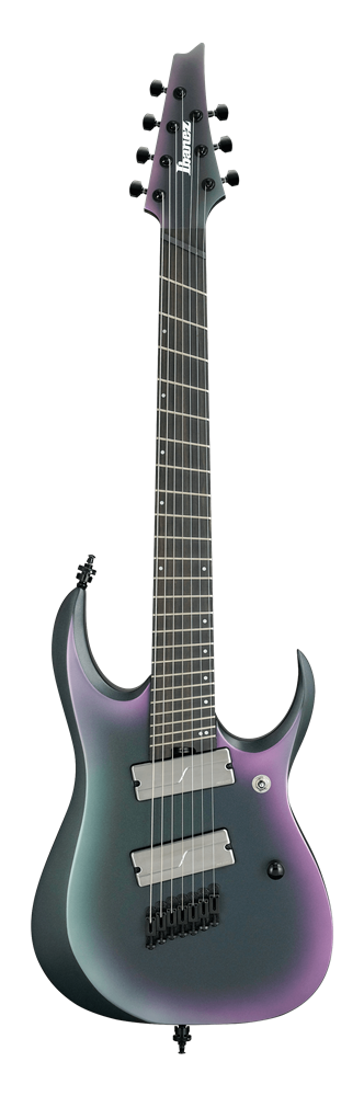 Ibanez Axion 7 String - Black Aurora Burst Matte - Swing City Music