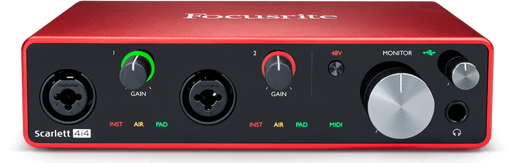 Focusrite Scarlett 4i4 Audio Interface - Swing City Music