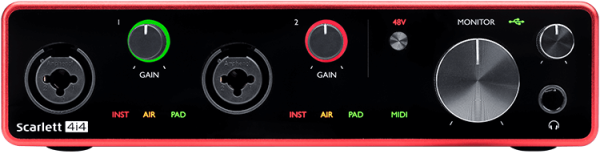 Focusrite Scarlett 4i4 Audio Interface - Swing City Music