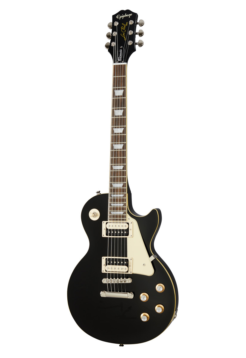 ギター Epiphone Les Paul Classic Ebony Epiphone Les Paul Classic - Ebony - Swing City Music