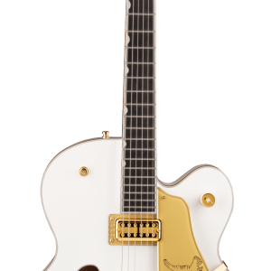 Gretsch G6136TG PLAYERS EDITION FALCON™ HOLLOW BODY WITH STRING-THRU BIGSBY® AND GOLD HARDWARE White