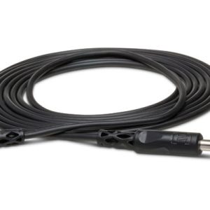 Hosa CSS-103R Balanced Interconnect Cable - 1/4-inch TRS Male to Right Angle 1/4-inch TRS Male - 3 foot