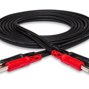 Hosa CSS-202 Stereo Interconnect Dual 1/4-inch TRS Male to Dual 1/4-inch TRS Male Cable - 6.6 foot