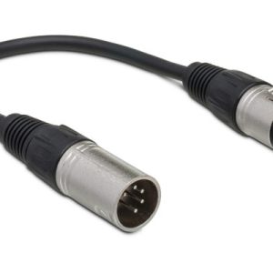Hosa DMX-106 Male 5-pin DMX to Female 3-pin DMX Adapter Cable - 6 inch