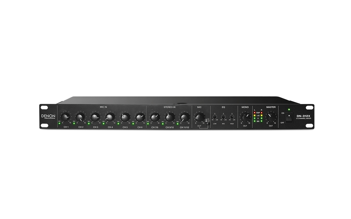 Denon Professional DN-312X Rackmount Mic/Line Mixer