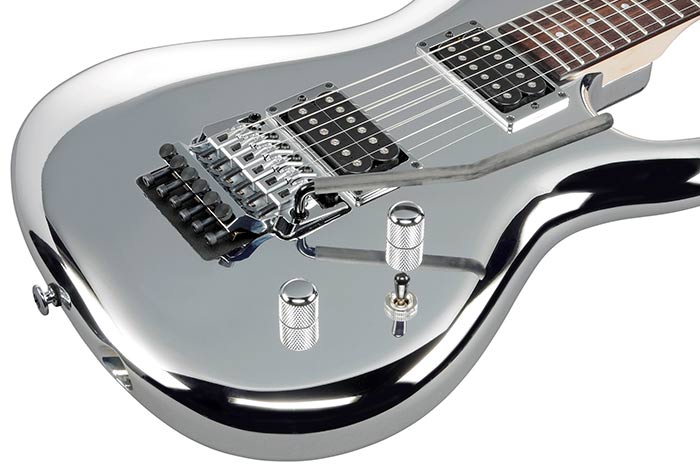 Ibanez JS-3 Joe Satriani Signature "Chrome Boy" Electric Guitar (with Case)