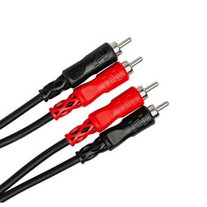 Hosa CRA-201 Stereo Interconnect Dual RCA Cable - 3.3 foot