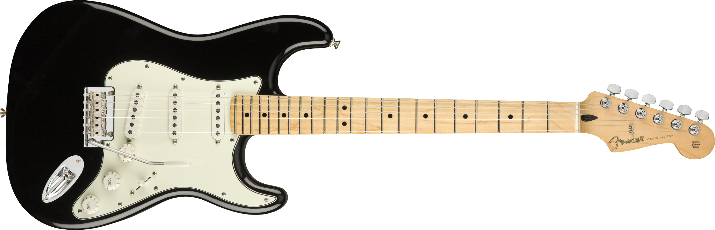 Fender Player Stratocaster Maple Fingerboard, Black - Image 2