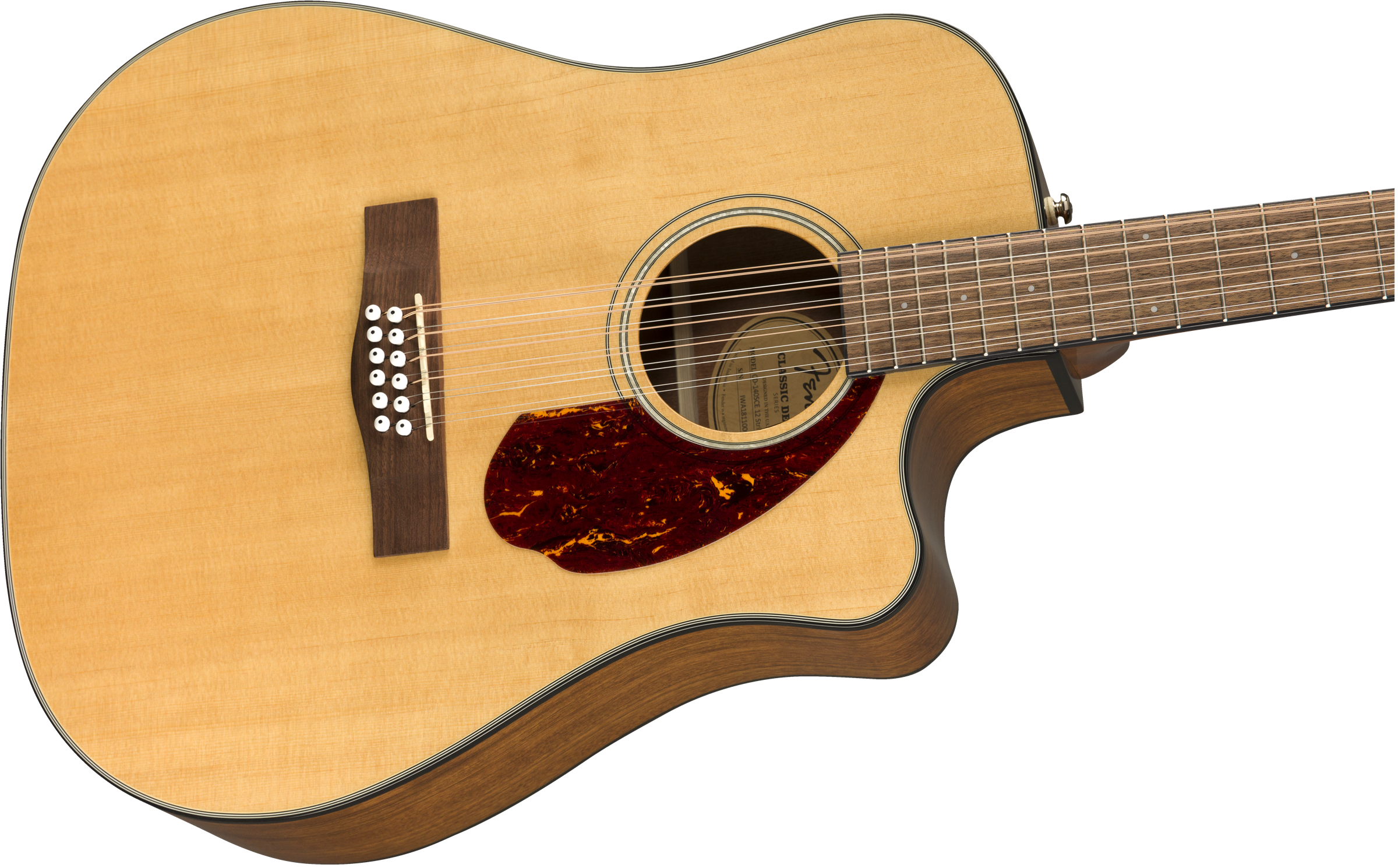 Fender CD-140SCE Dreadnaught - Natural - Image 3