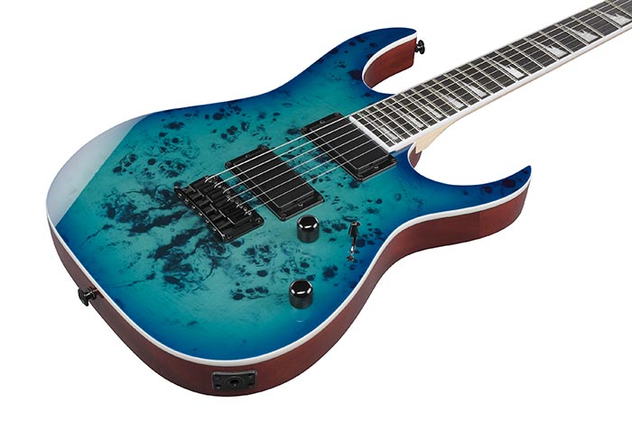 Ibanez GRGR221PA - Aqua Burst - Image 3