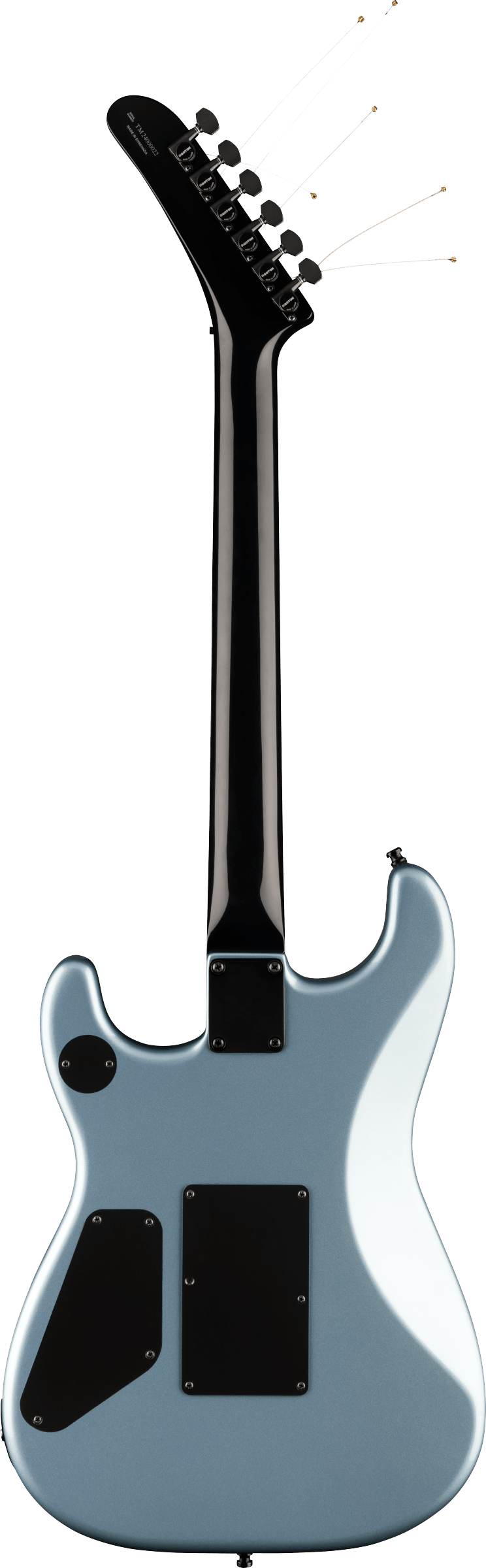 Fender Tom Morello's "Arm The Homeless" Guitar - Metallic Blue/White Hippos - Image 2